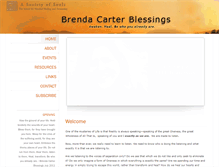 Tablet Screenshot of brendacarterblessings.com